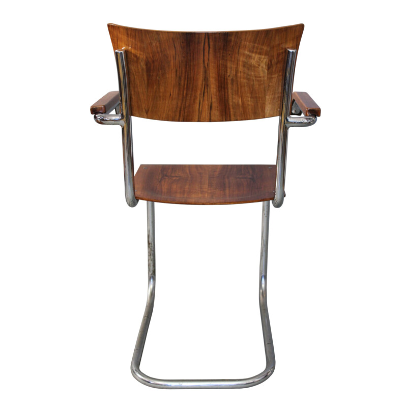Set of 2 vintages wooden chairs by Anton Lorenz, 1930s