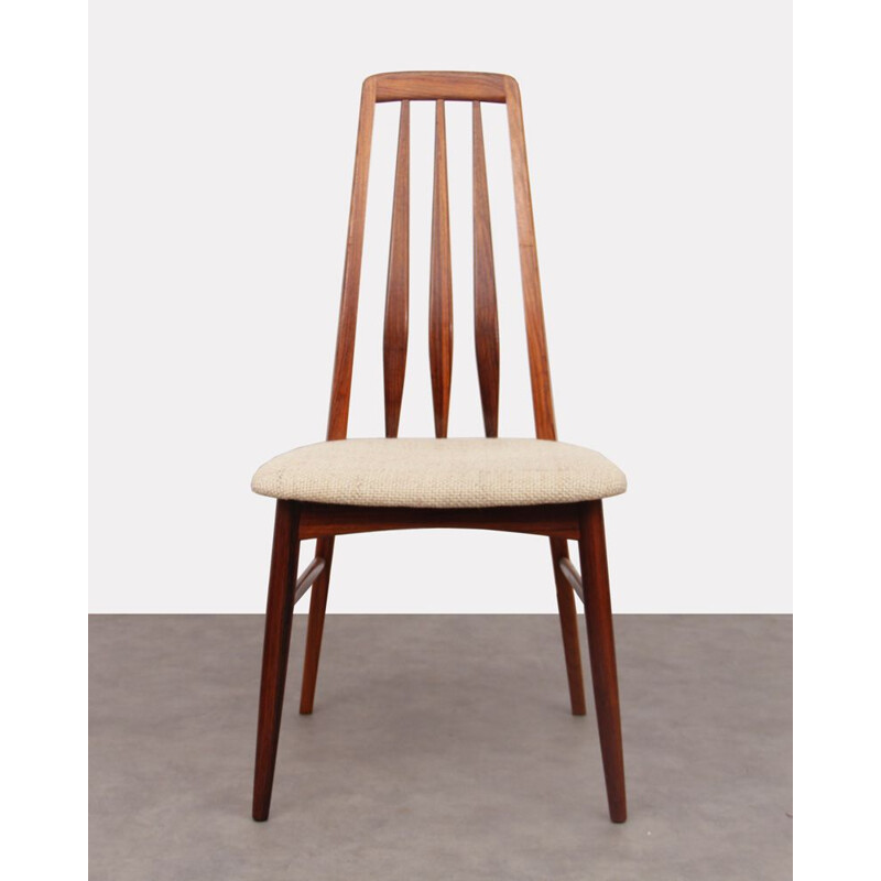 Suite de 4 chaises vintage en palissandre par Niels Koefoed pour Koefoeds Mobelfabrik, 1960