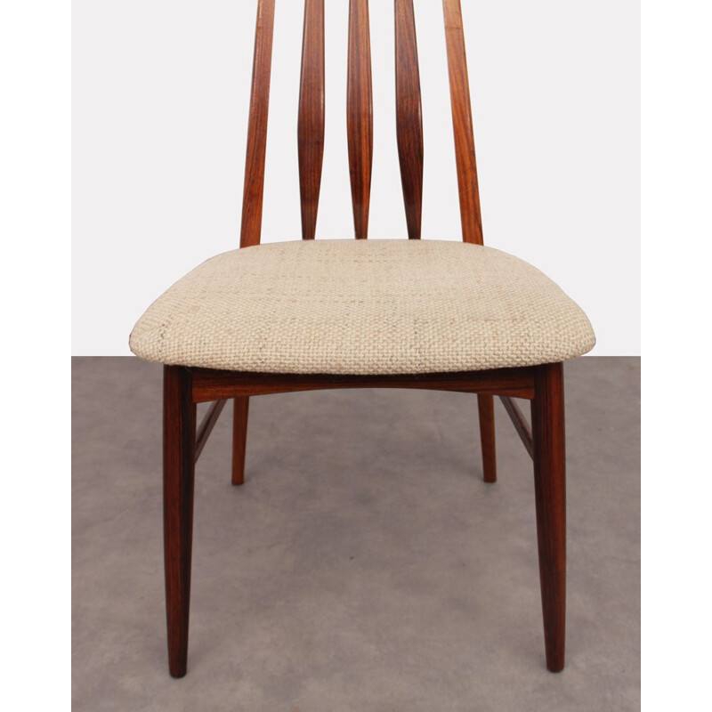Suite de 4 chaises vintage en palissandre par Niels Koefoed pour Koefoeds Mobelfabrik, 1960
