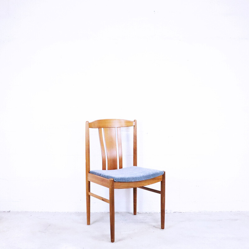 Set van 6 vintage teakhouten stoelen, Zweden, 1960