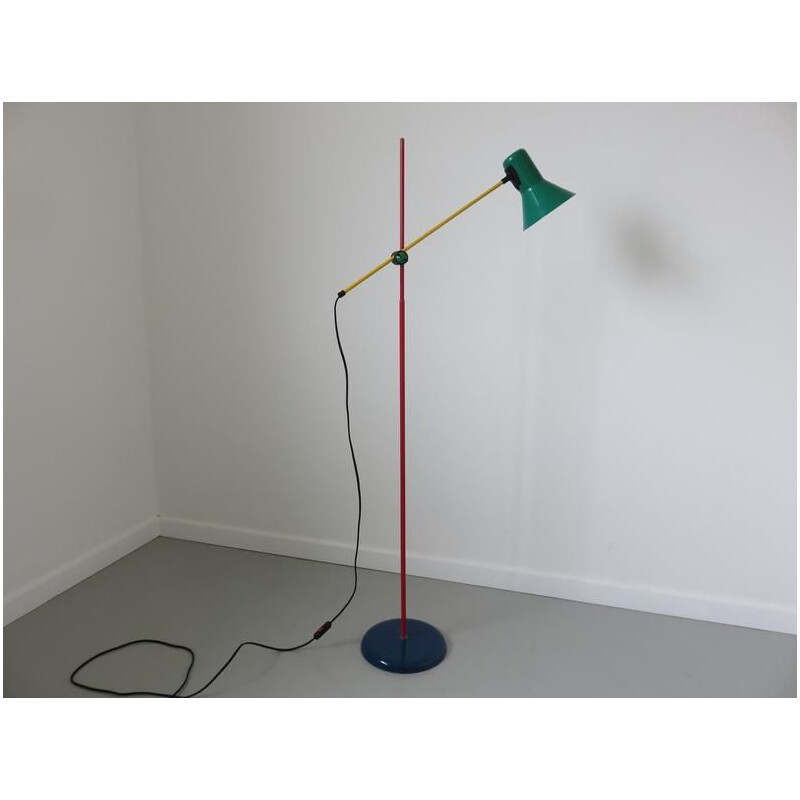 Vintage floor lamp and lamp "Veneta lumi" by Lumi, 1980s