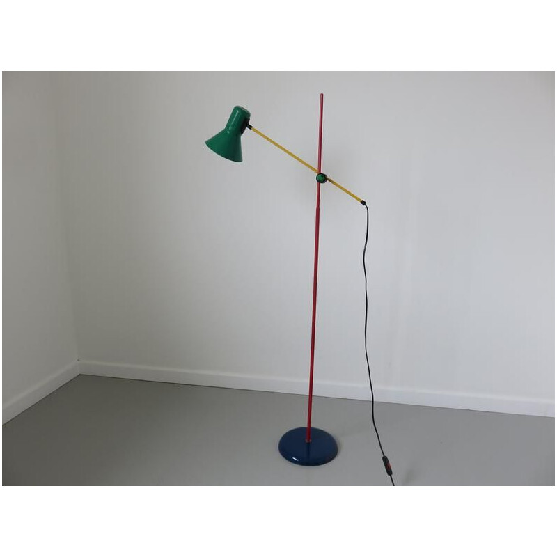 Vintage floor lamp and lamp "Veneta lumi" by Lumi, 1980s