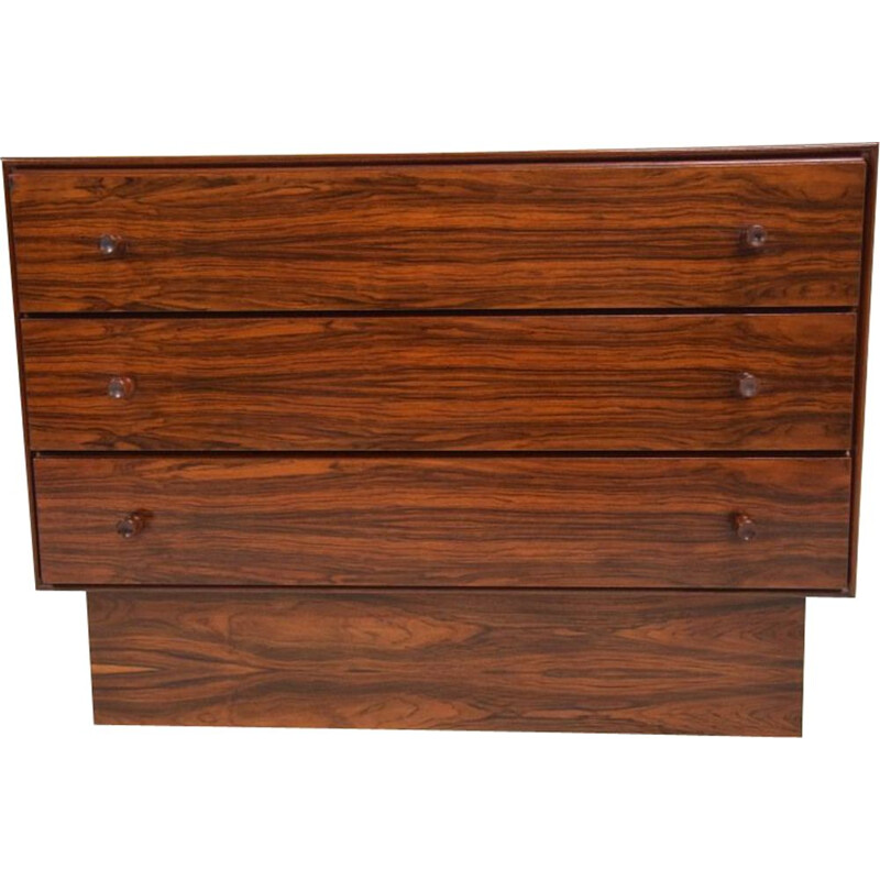 Vintage rosewood chest of drawers, 1970s