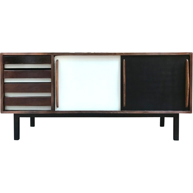 Vintage buffet Cansado by Charlotte Perriand, 1950s