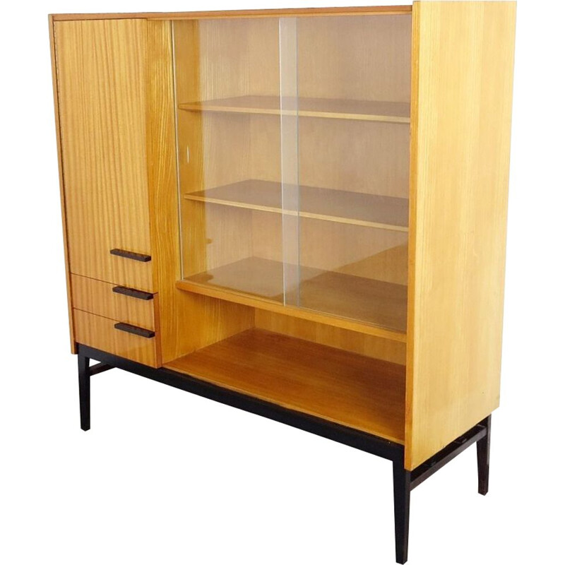 Vintage bookcase by Frantisek Mezulanik, 1960s