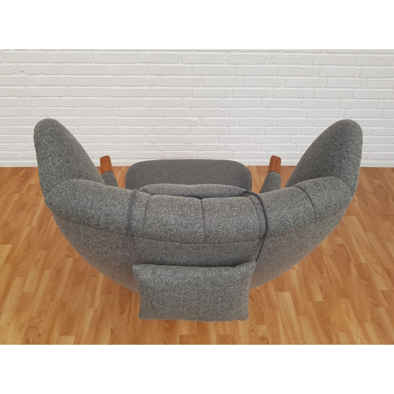 Vintage "Teddy Bear chair" by Svend Skipper, Denmark, 1960s