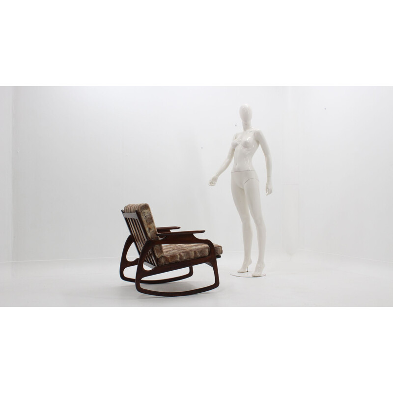 Vintage  rocking chair  by Adrian Pearsall, 1950s