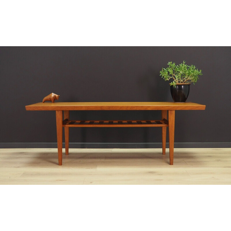 Vintage danish coffee table in teak, 1960