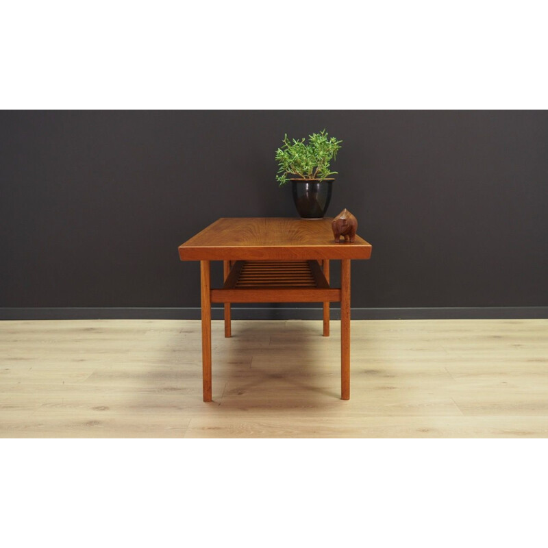 Vintage danish coffee table in teak, 1960