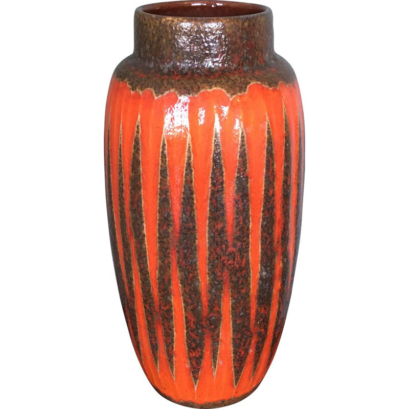 Vase allemand vintage par Scheurich, 1960