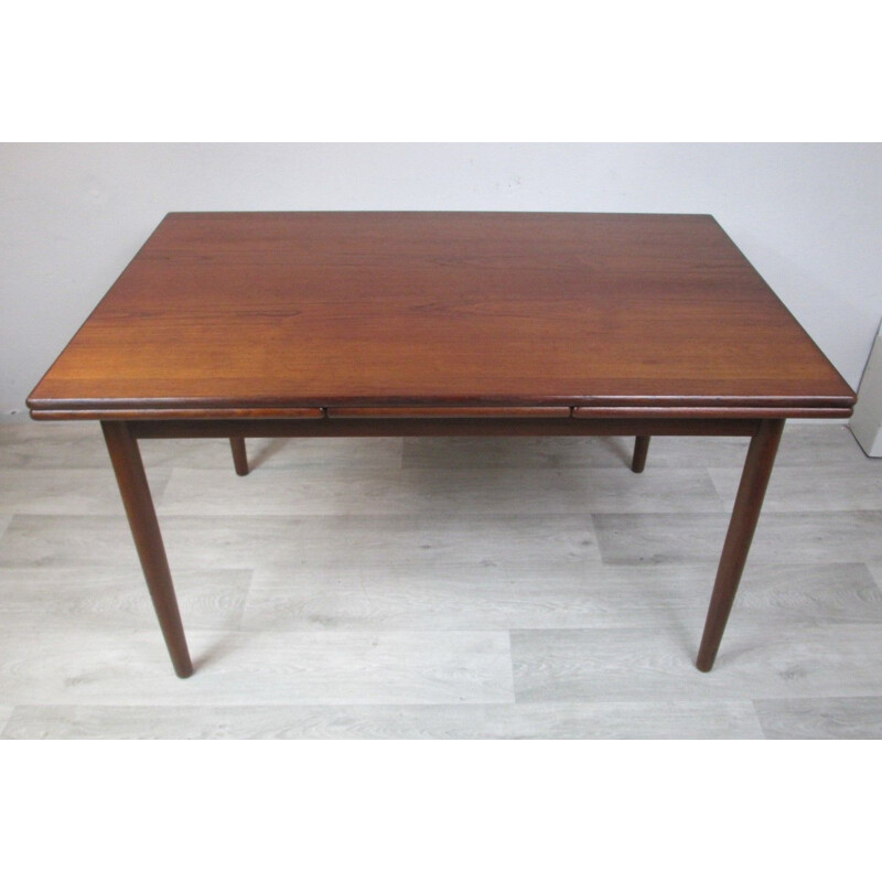 Vintage Extendable Dining Table in Teak, 1970s