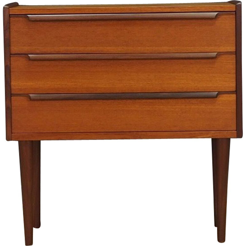 Teak vintage chest of drawers, 1970s