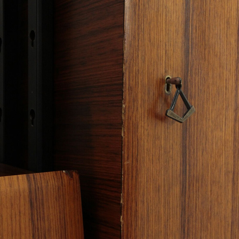 Vintage italian wall bookcase, 1960s