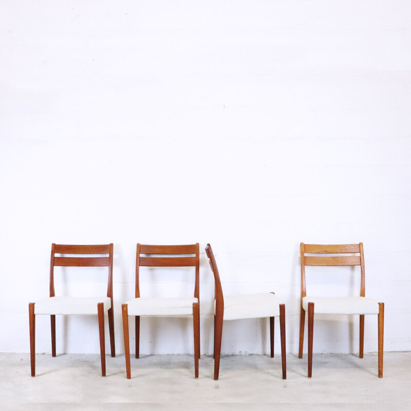 Ensemble de 4 chaises vintage de Svegards par Markaryd, Suède, 1960