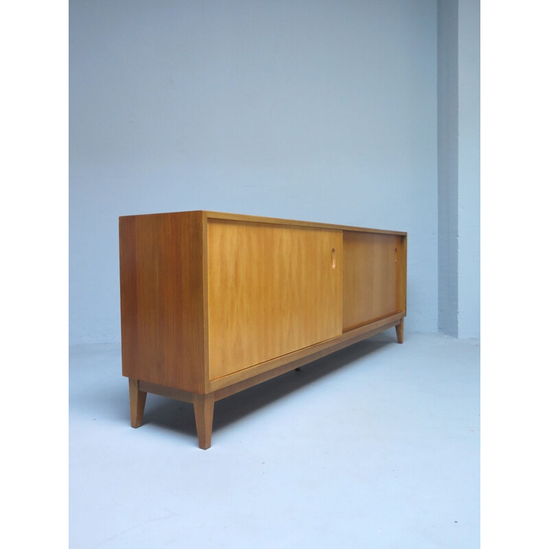 Vintage sideboard with sliding doors , 1960s