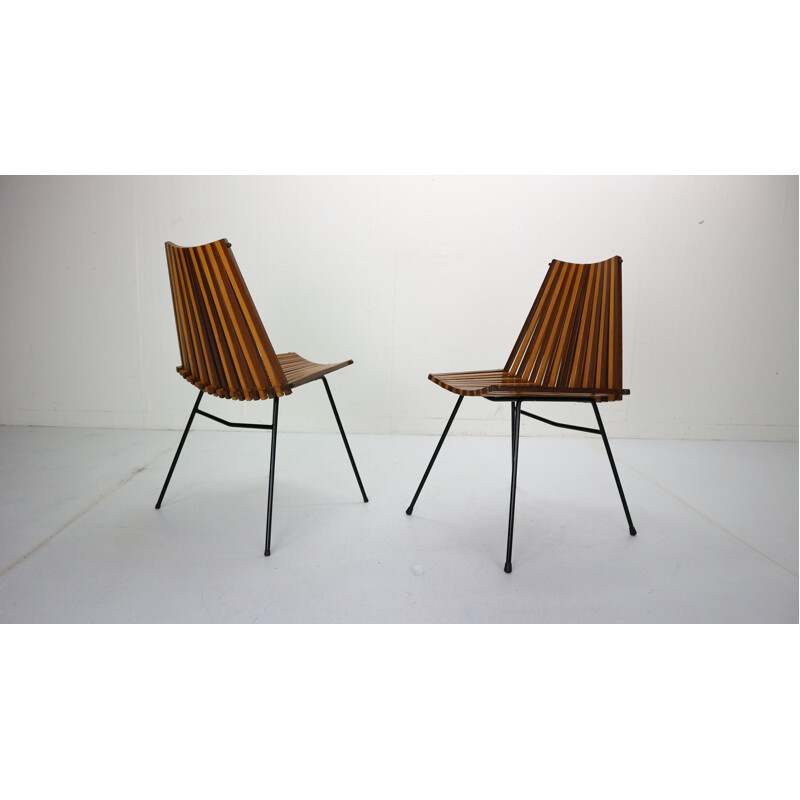 Set of 2 chairs by Dirk Van Sliedregt for Rohe Noordwolde, 1960s