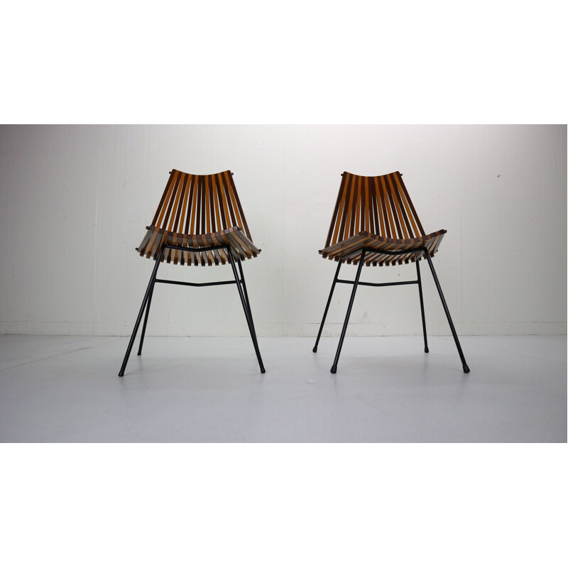 Set of 2 chairs by Dirk Van Sliedregt for Rohe Noordwolde, 1960s