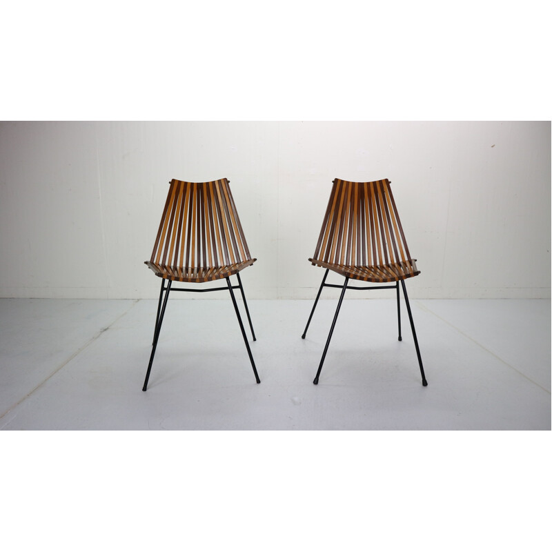 Set of 2 chairs by Dirk Van Sliedregt for Rohe Noordwolde, 1960s