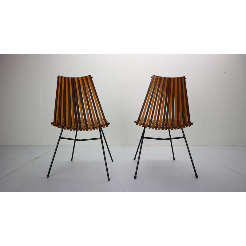 Set of 2 chairs by Dirk Van Sliedregt for Rohe Noordwolde, 1960s