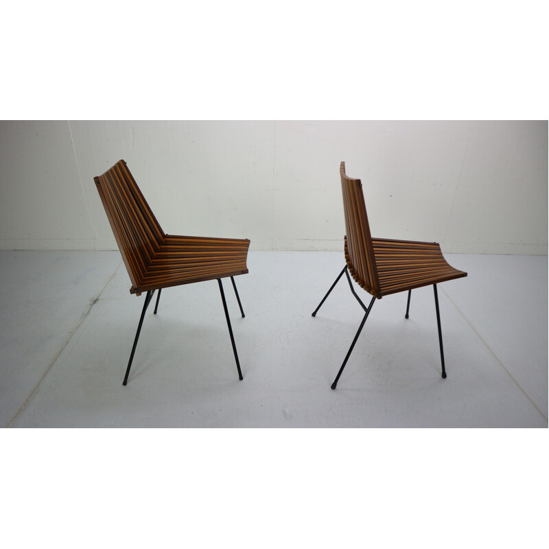 Set of 2 chairs by Dirk Van Sliedregt for Rohe Noordwolde, 1960s
