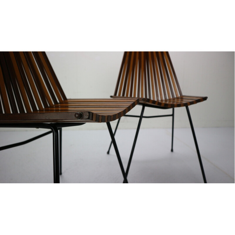 Set of 2 chairs by Dirk Van Sliedregt for Rohe Noordwolde, 1960s