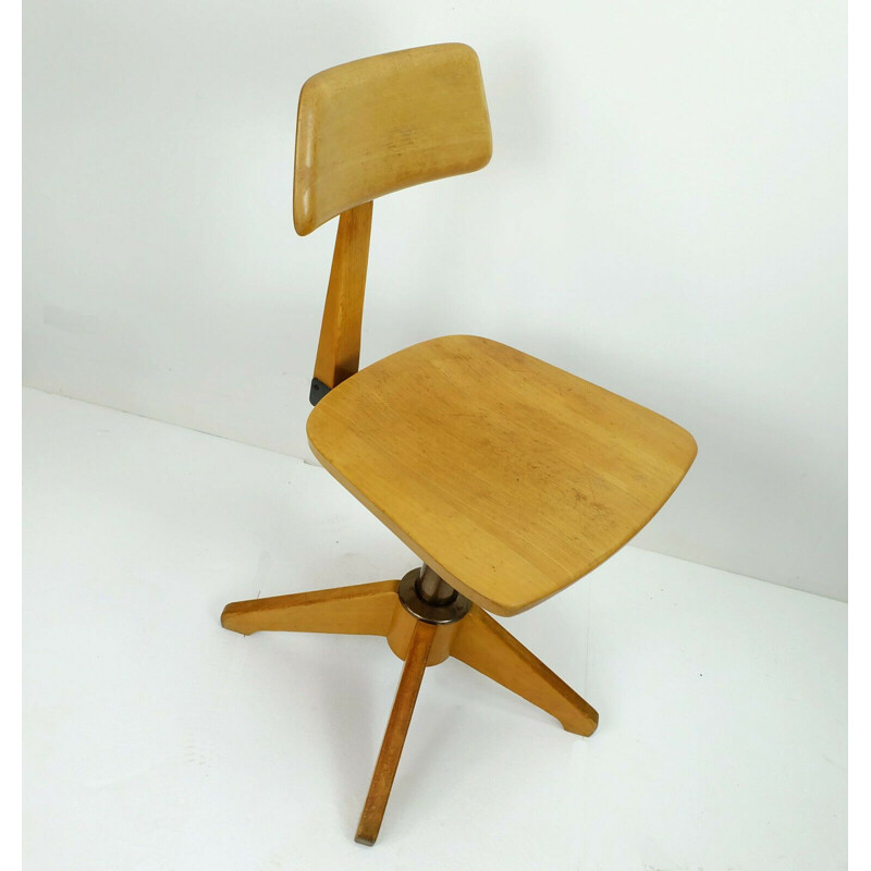 Vintage office chair rotatable by Sedus 1950