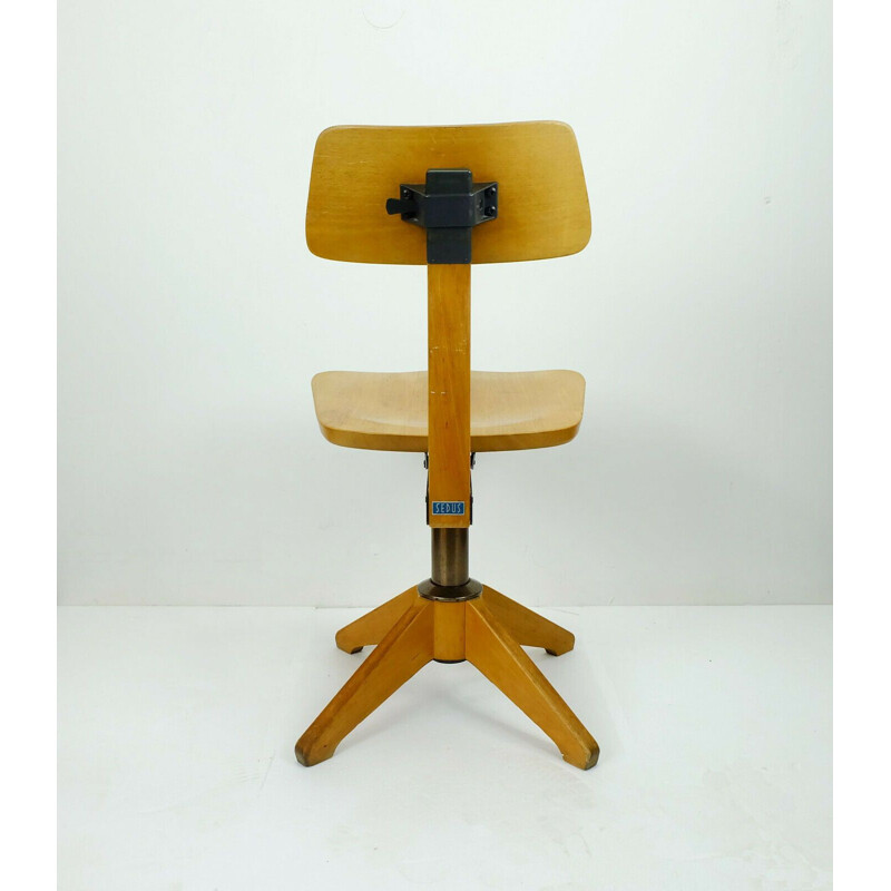 Vintage office chair rotatable by Sedus 1950