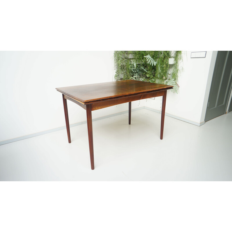 Vintage rosewood extending dining table 1960