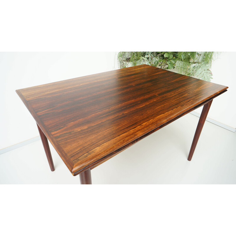 Vintage rosewood extending dining table 1960