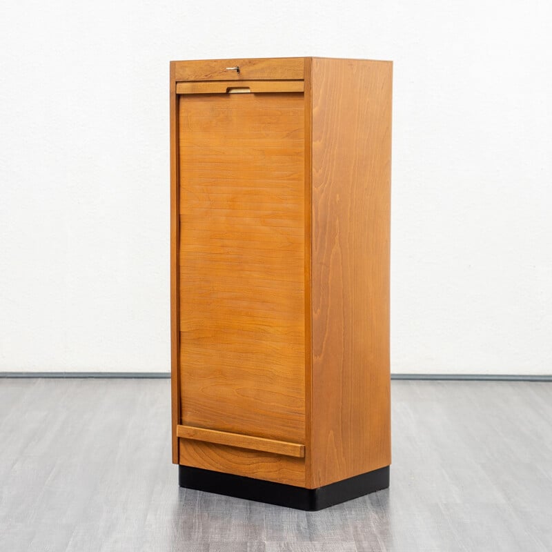 Armoire à volets à rouleaux vintage 1950