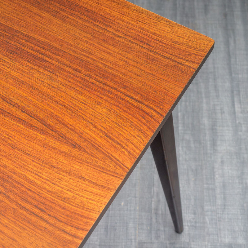 Vintage rosewood dining table, restored 1960