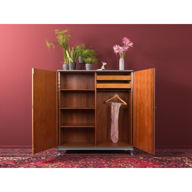 Vintage walnut veneer cabinet 1950