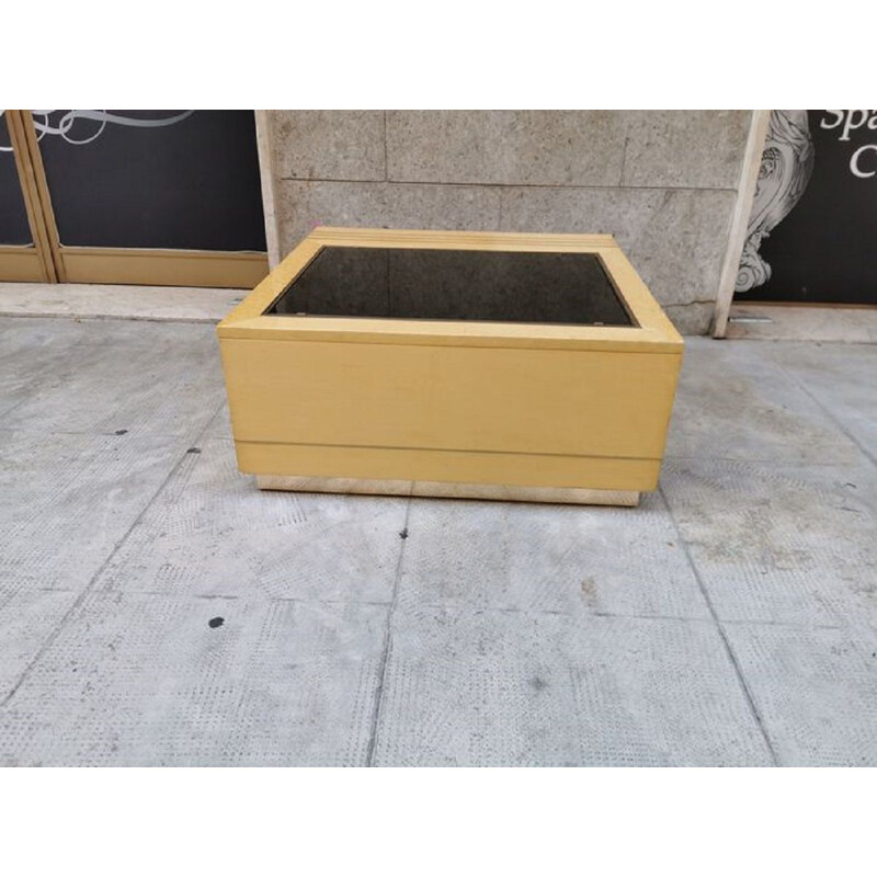 Vintage Bar Coffee Table in wood, 1970s