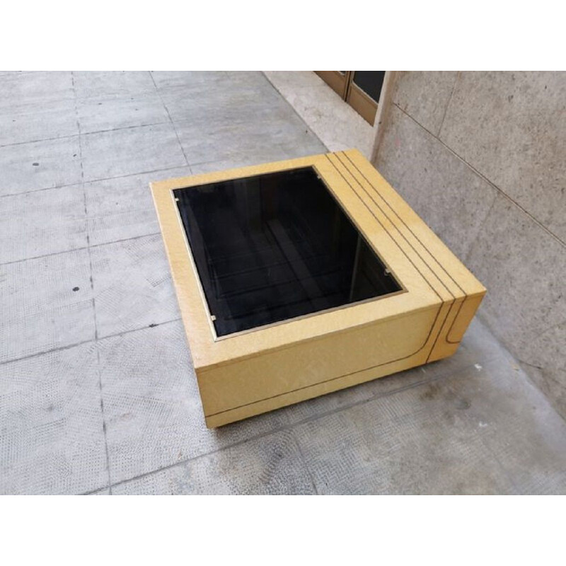 Vintage Bar Coffee Table in wood, 1970s