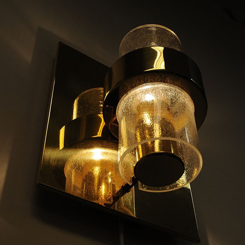 Vintage pair of Høvik wall lamps mod 7382 by Jonas Hidle 1970