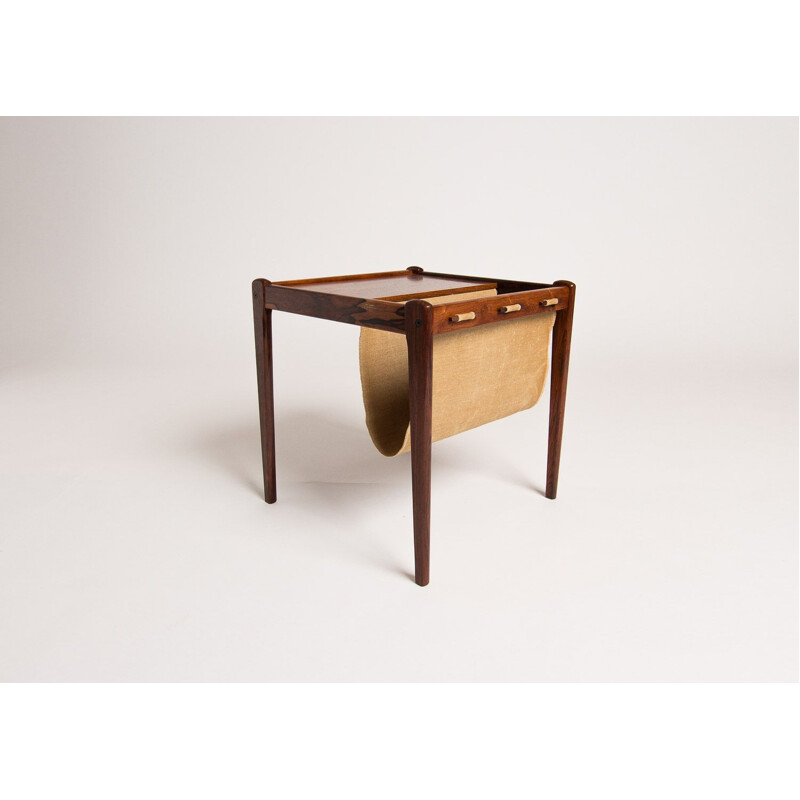 Vintage rosewood side table magazine mack, Danish 1960