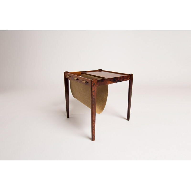 Vintage rosewood side table magazine mack, Danish 1960