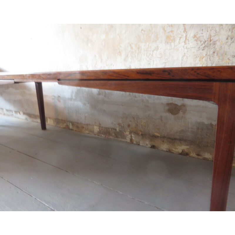 Vintage coffee table in rosewood and ceramic tiles, Denmark 1960