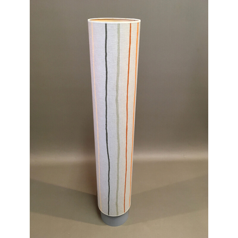 Vintage linen lamppost 112 cm Scandinavian design 1960