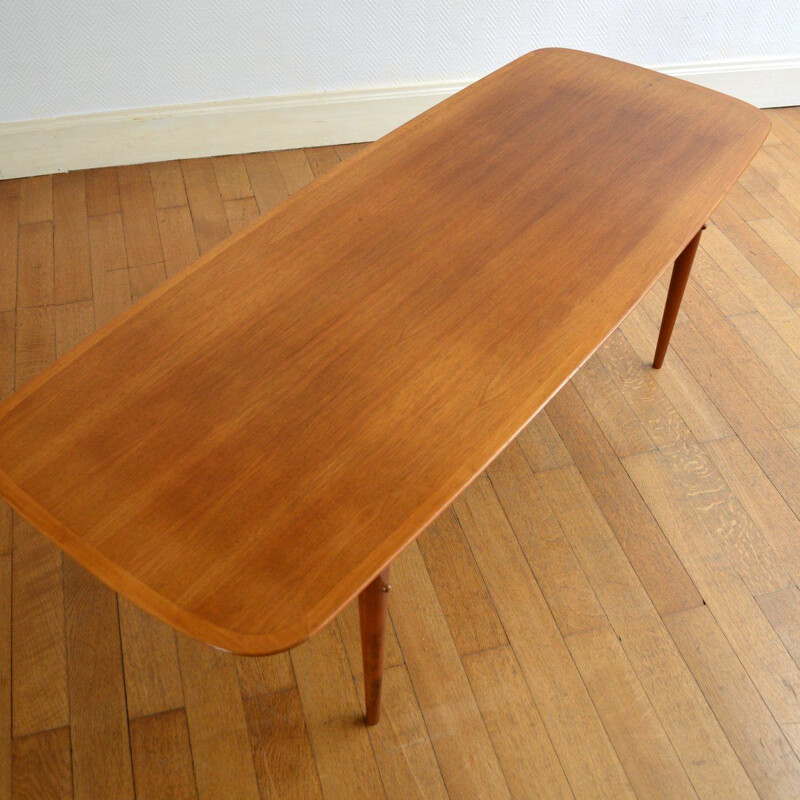 Table basse vintage scandinave 1960 