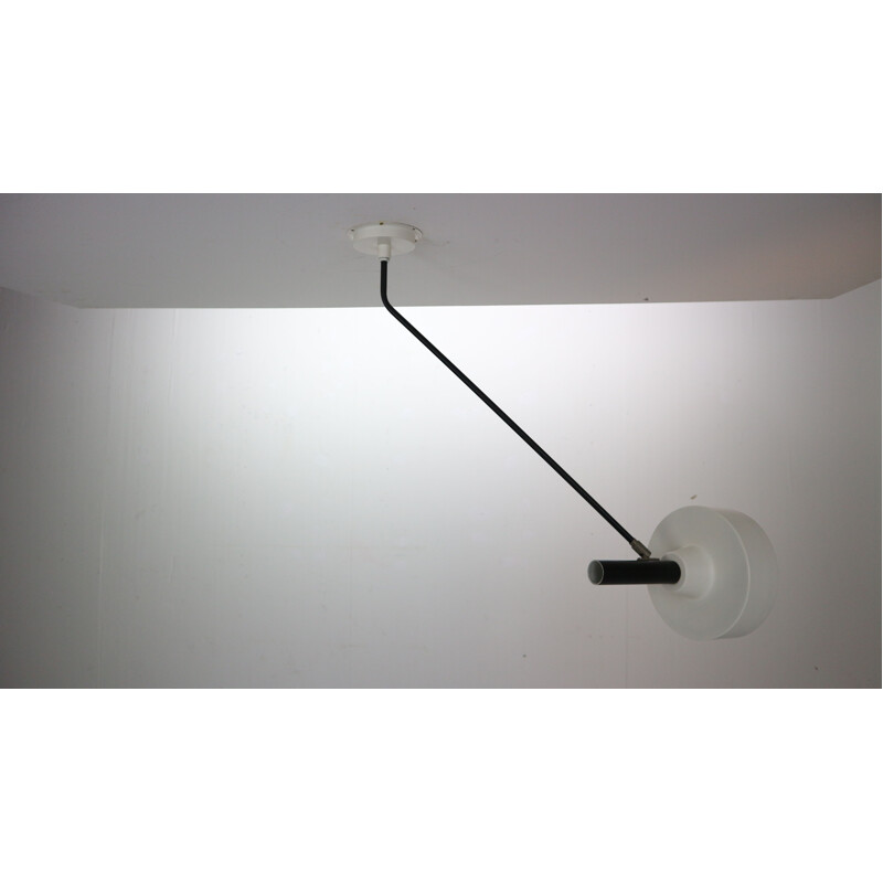 Wall or ceiling lamp, Model "190 B" by Willem Hagoort, Netherlands, 1950s