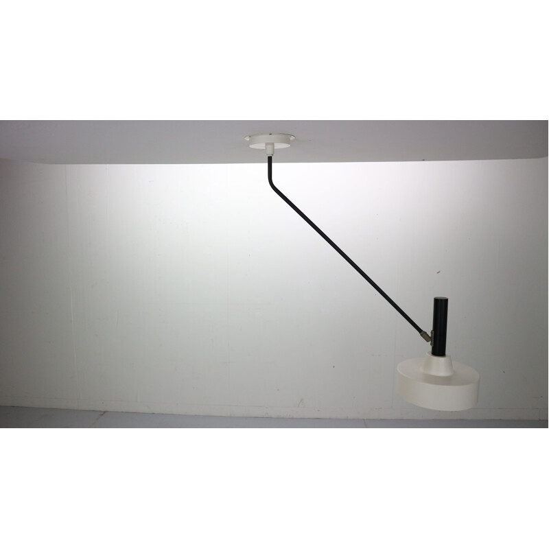 Wall or ceiling lamp, Model "190 B" by Willem Hagoort, Netherlands, 1950s