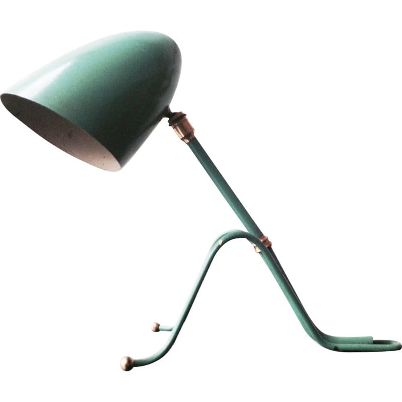Lampe de table vintage zoomorphe, France 1950