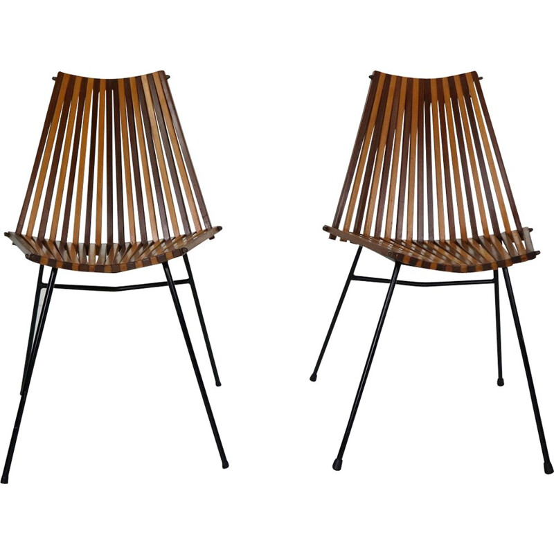 Set of 2 chairs by Dirk Van Sliedregt for Rohe Noordwolde, 1960s