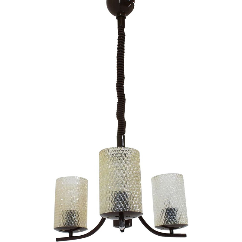Vintage adjustable chandelier, 1970s