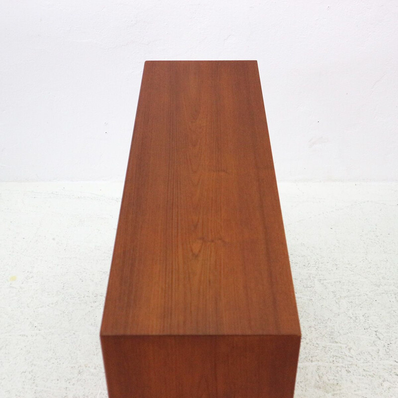 Vintage Danish teak bookshelf by B. Mogensen for Søborg Møbler, 1960s