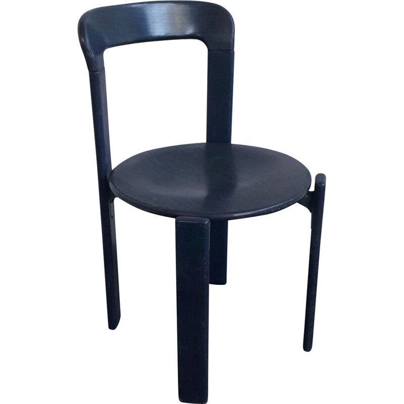 Vintage stacking chair by Bruno Rey Produced from Dietiker