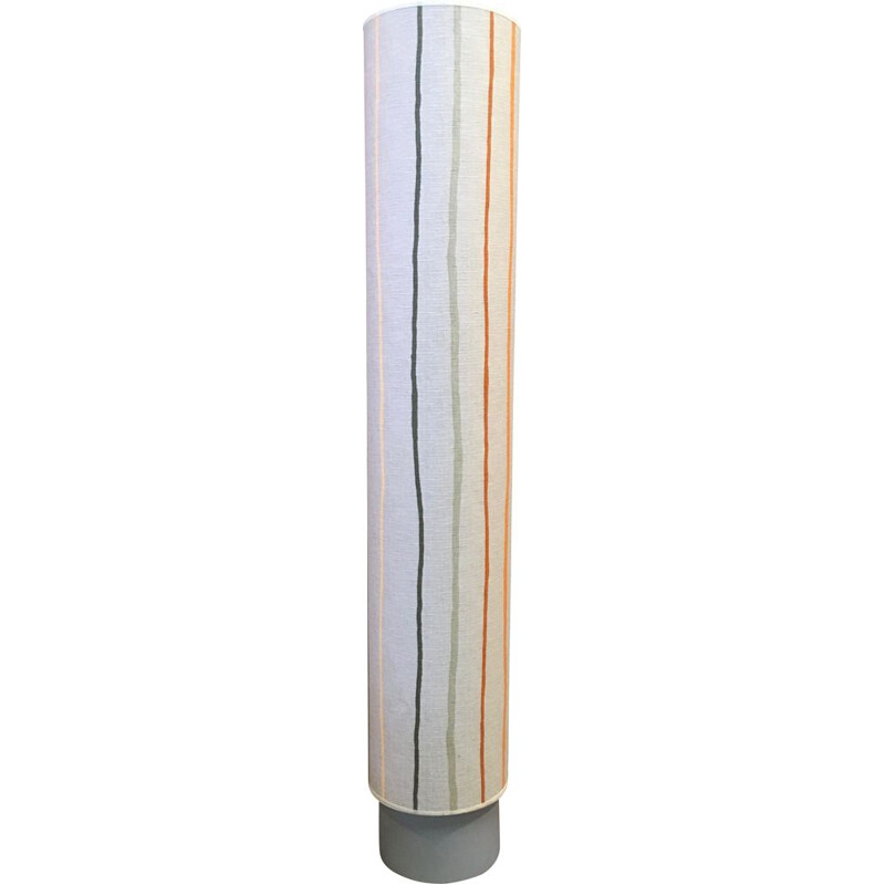 Vintage linen lamppost 112 cm Scandinavian design 1960