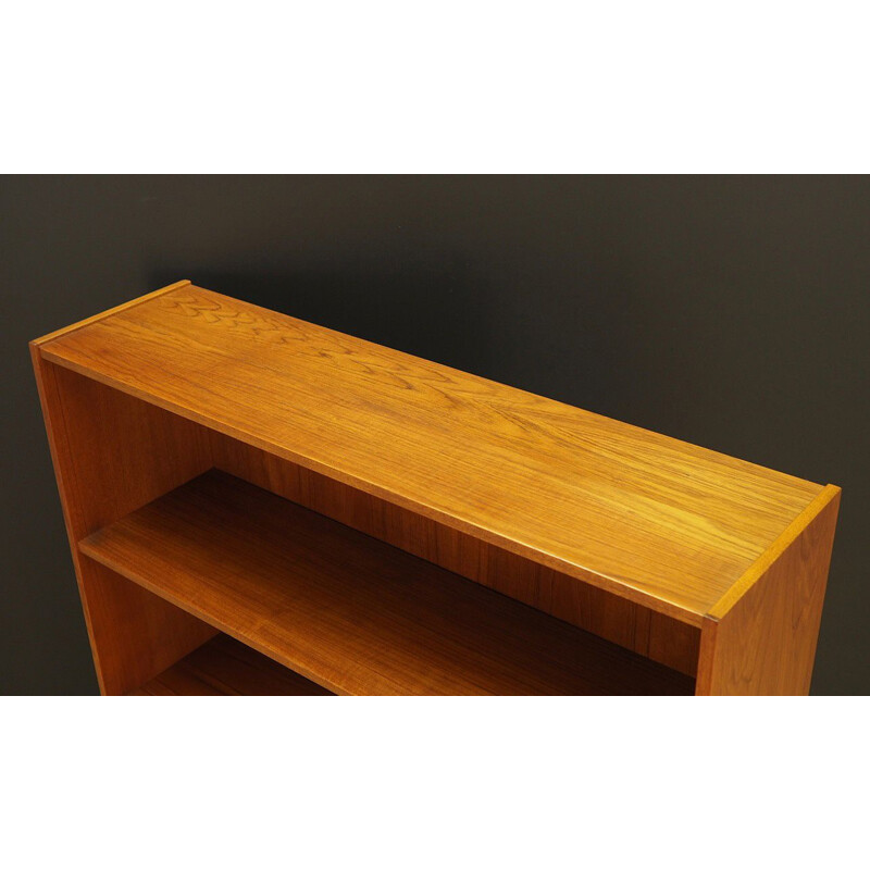 Vintage bookcase in teak, scandinavian design, 1960-1970