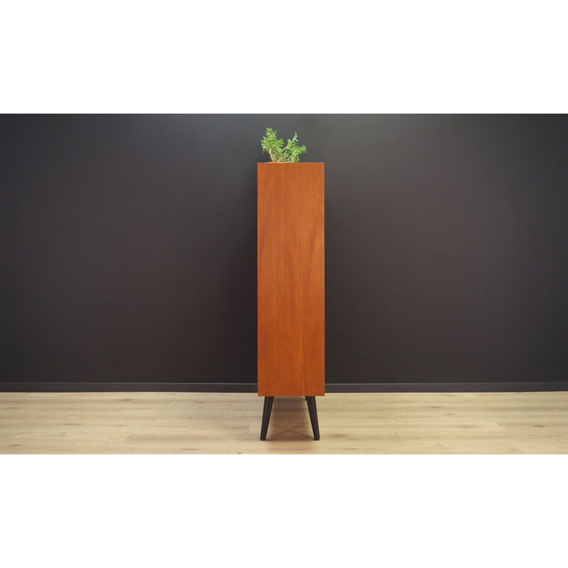 Vintage bookcase in teak, scandinavian design, 1960-1970